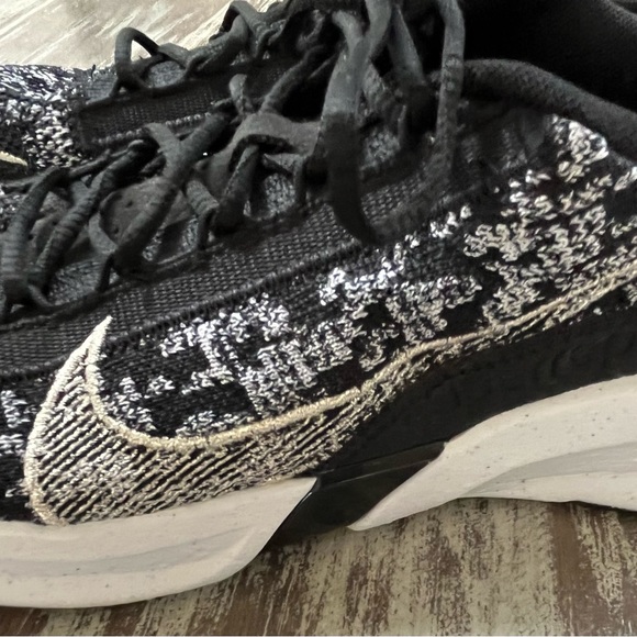 Nike SuperRep Go 3 FlyKnit Next Nature Woman’s Size 9. Black/white/silver. - Picture 4 of 14